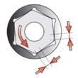 Cheie tubulară hexagonală 5mm 1/4'' Yato YT-14120 1