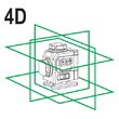Mini laser verde 16 linii 4d, accesorii, Yato YT-30419 7