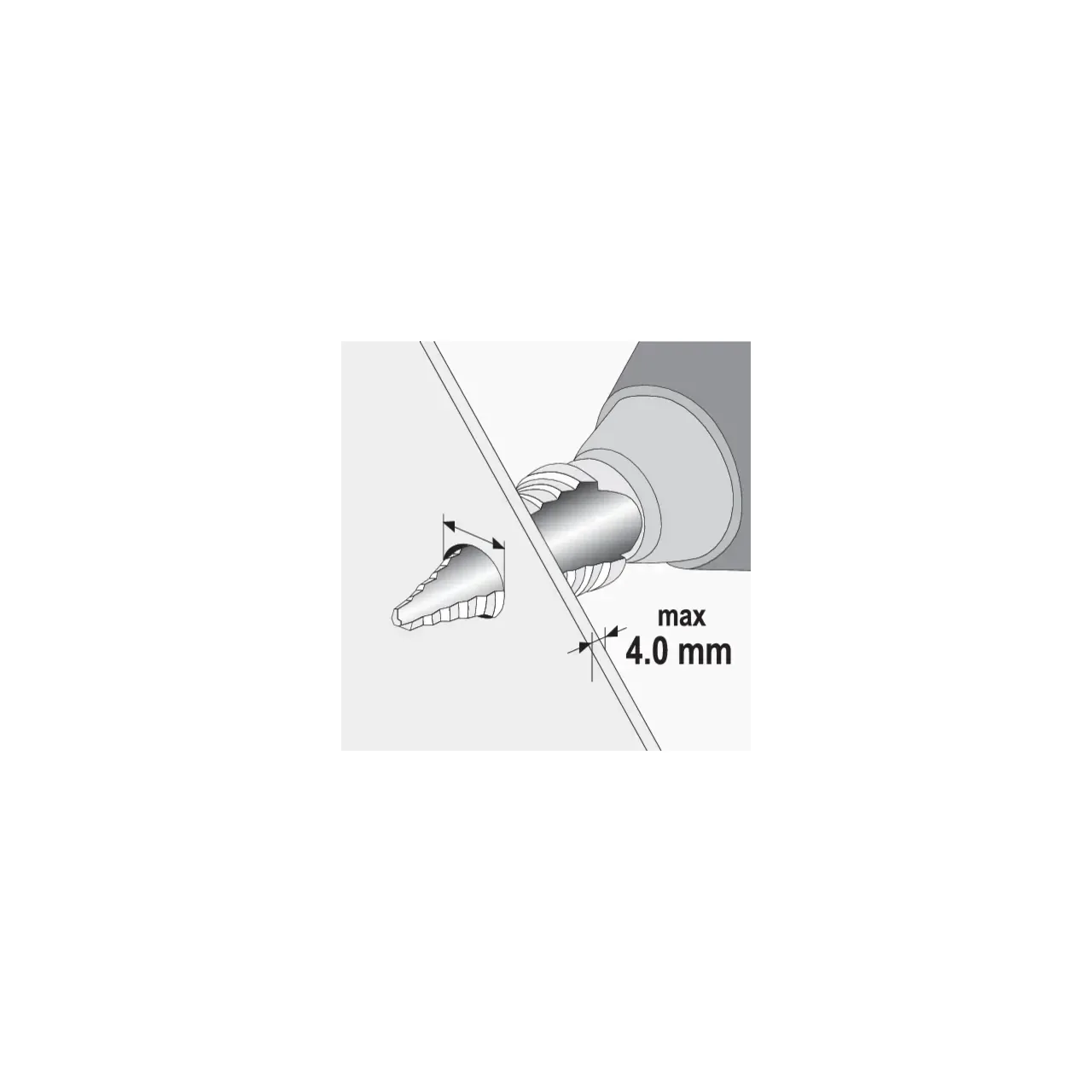 Burghiu în trepte 10 - 45 MM Yato YT-44742 2