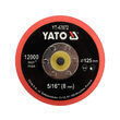 Disc de lustruit cu velcro 125mm th 5/16 Yato YT-47872 1