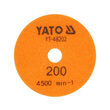 Disc diamantat șlefuire, 100mm, d200 Yato YT-48202 1