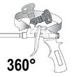 Pistol de spumă reglabil, Yato YT-67424 3