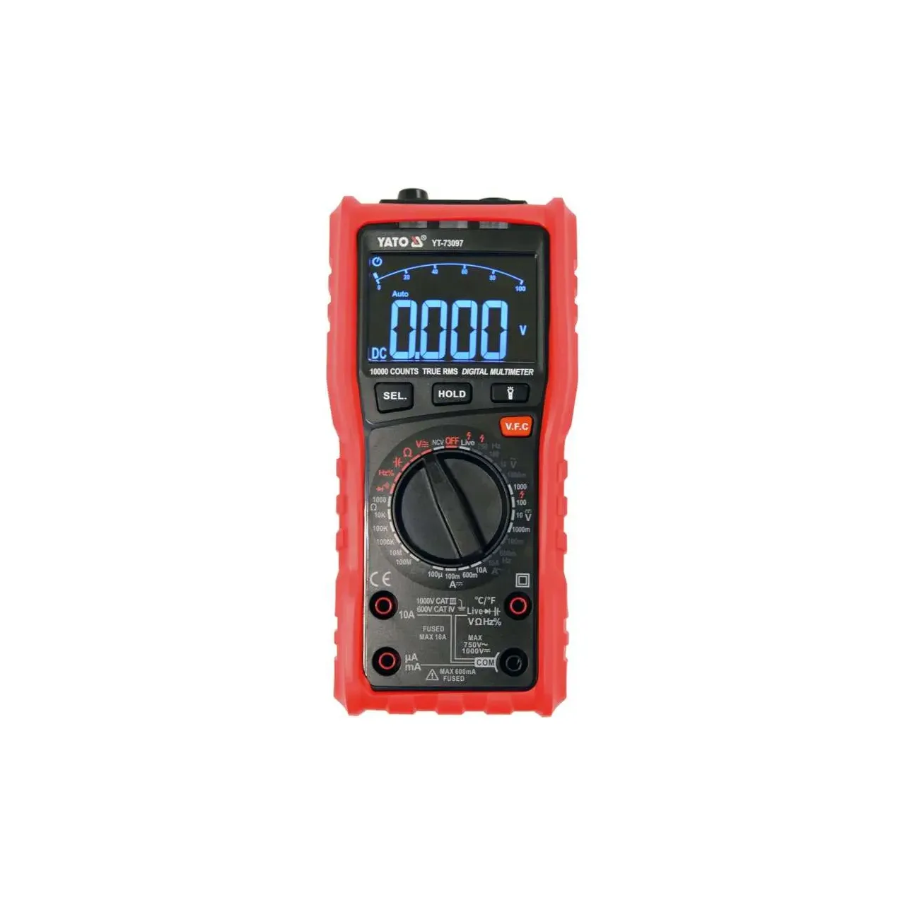 Multimetru cu funcția True RMS Yato YT-73097 3