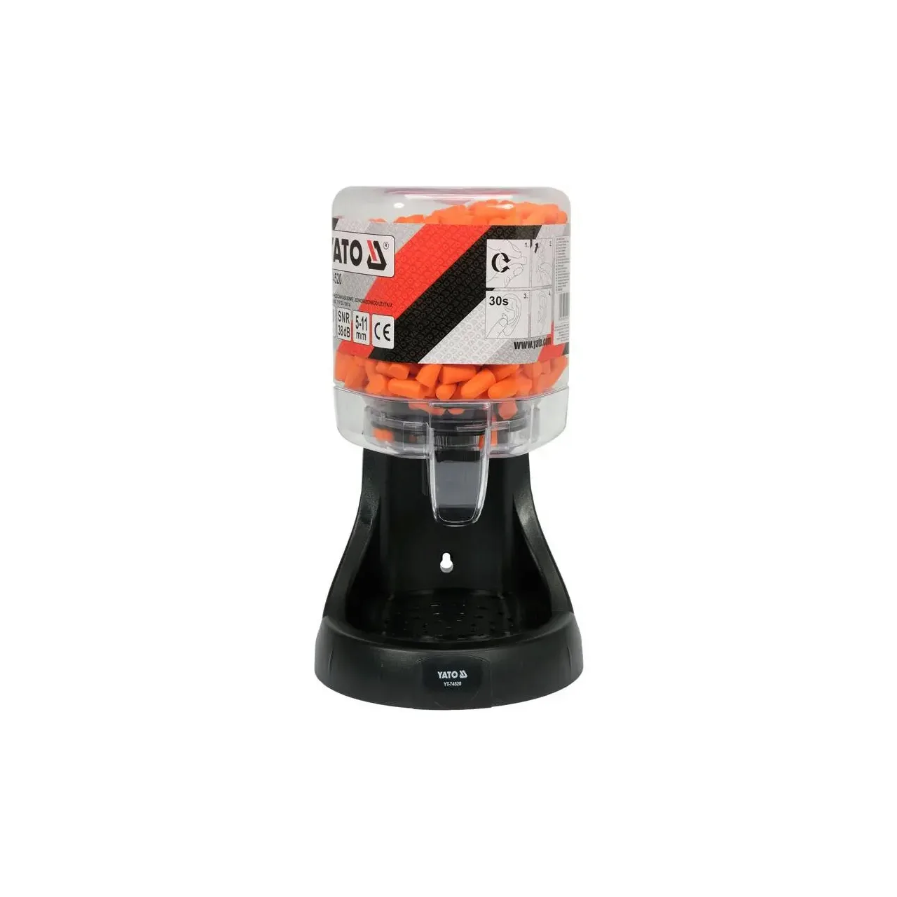 Dispenser pentru antifoane tip dop, snr 38, 250 perechi Yato YT-74520 1