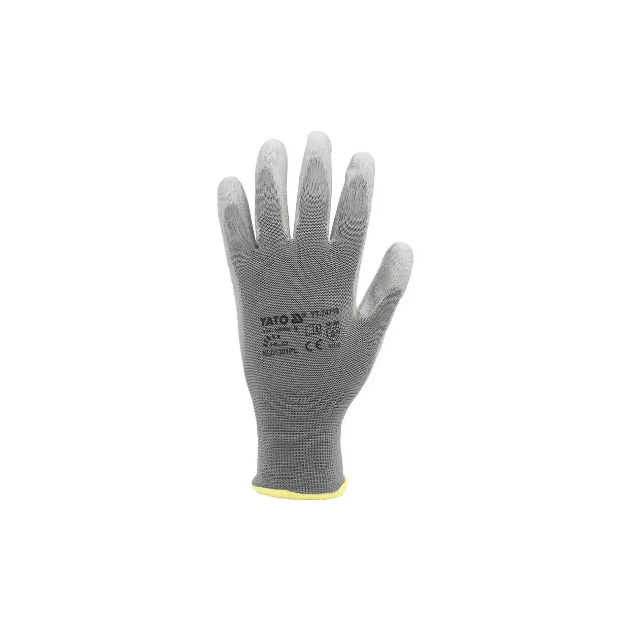 Manusi de protectie, nylon, gri, marimea 9 Yato YT-74719 2