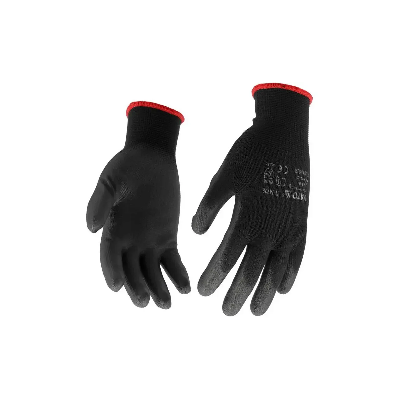 Manusi de protectie, nylon, negru, marimea 9 Yato YT-74729 1