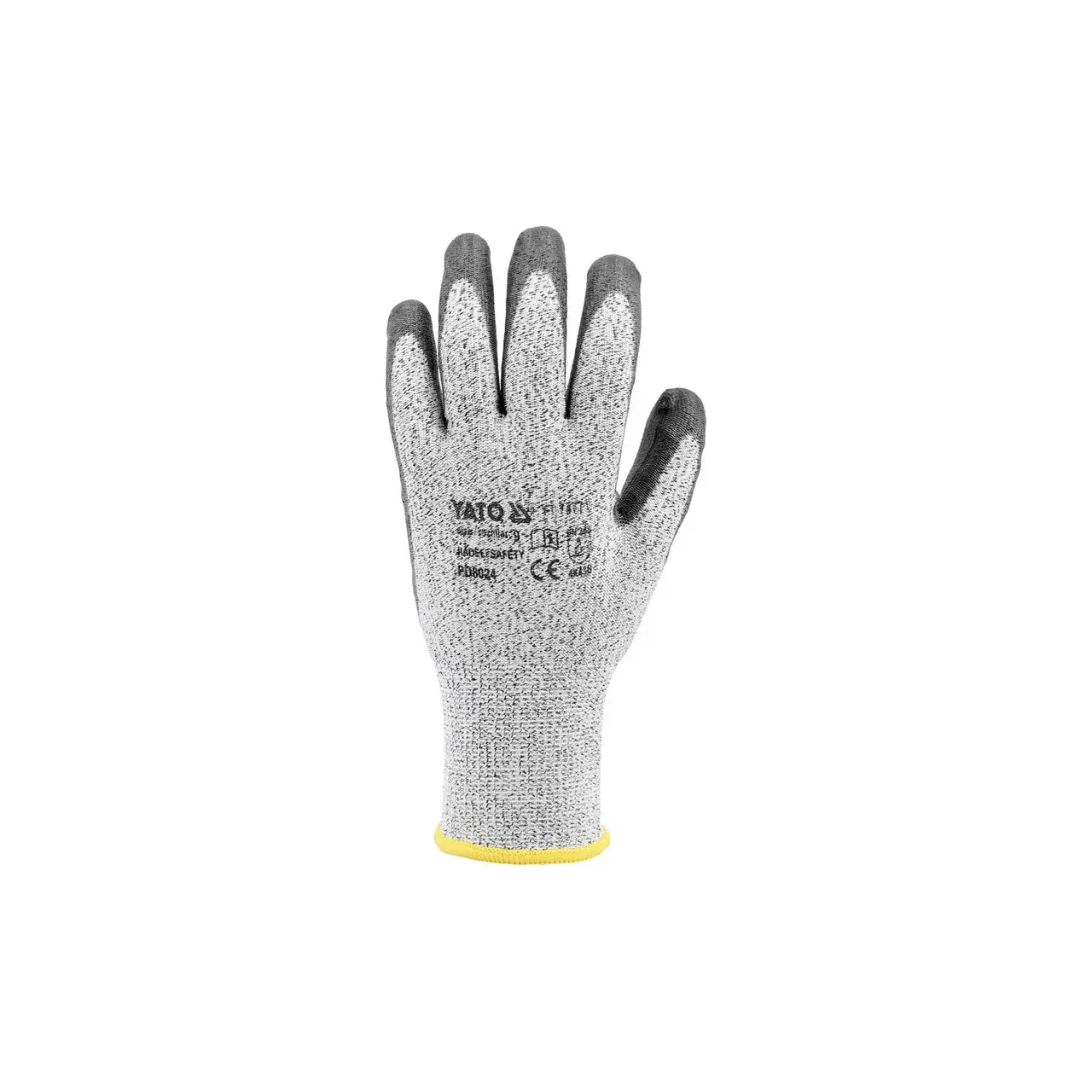 Manusi de protectie hppe negre pu, marimea 10 Yato YT-74772 2