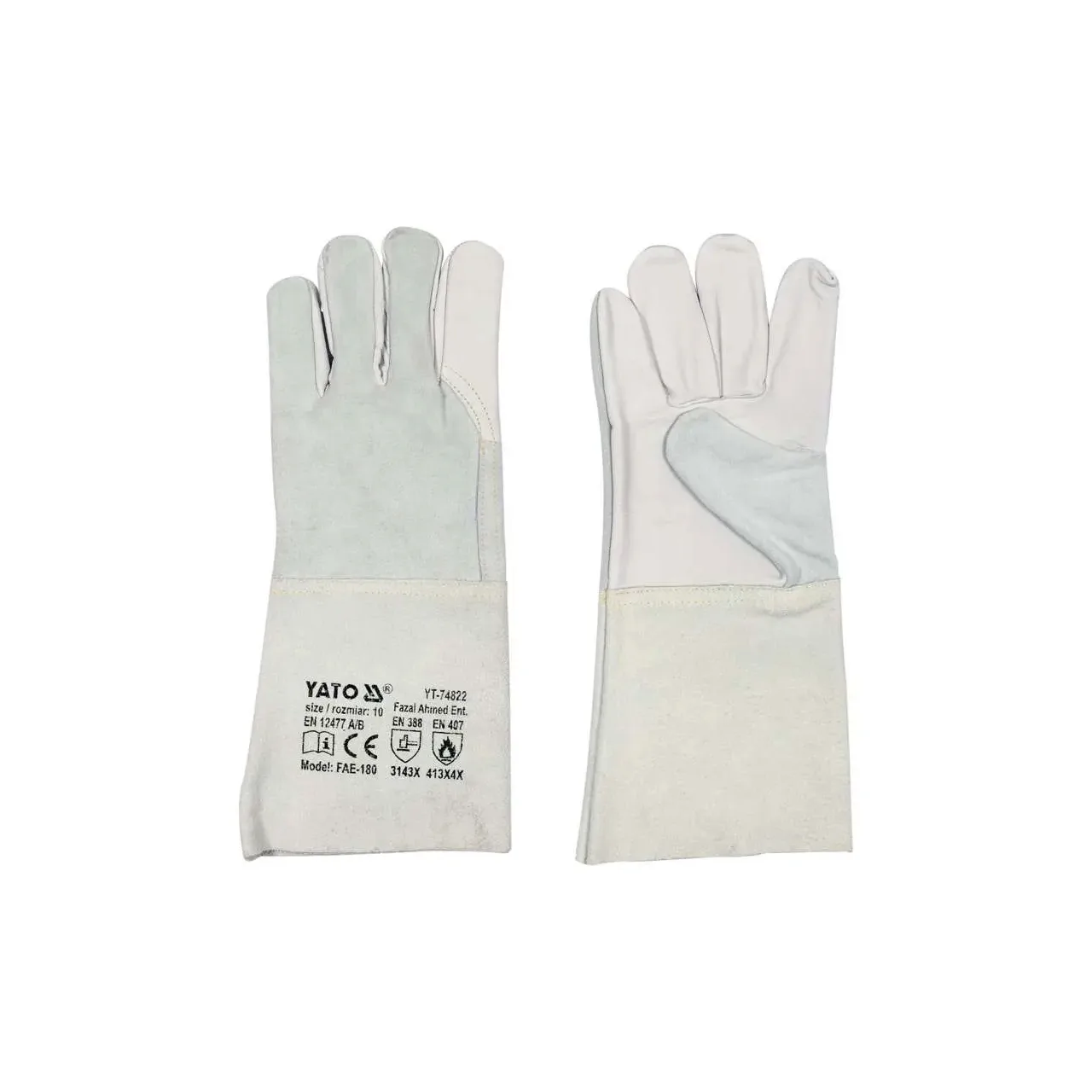 Mănuși de sudură, marimea 10 Yato YT-74822 1