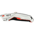 Cuțit cu lamă trapezoidală retractabilă, Yato YT-75204 2