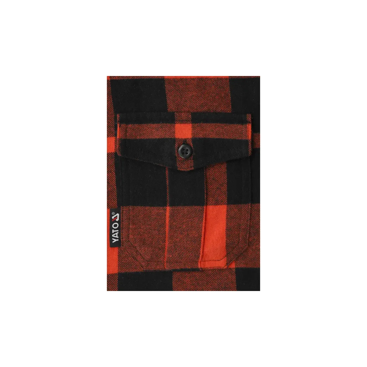 Camasa de flanel, rosu, marimea m Yato YT-78801 2