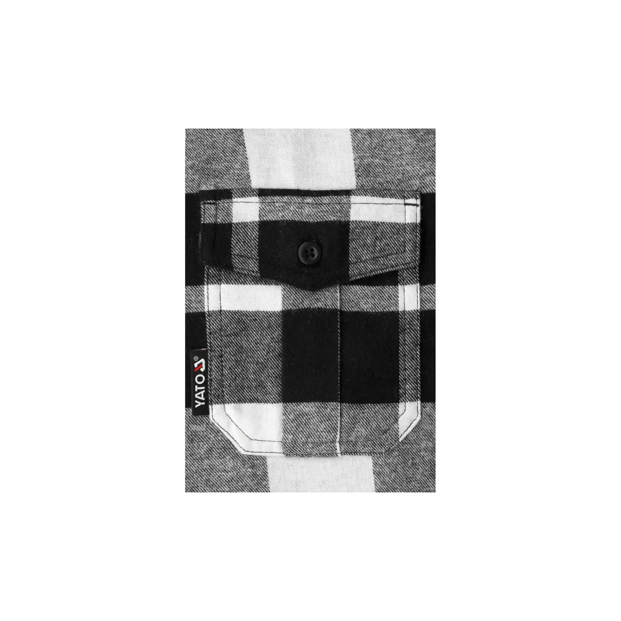 Camasa de flanel, alb, marimea xl Yato YT-78815 2