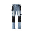 Pantaloni lucru jeans albastru elastan m Yato YT-79071 4