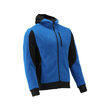 Jacheta fleece cu gluga sarna albastra l Yato YT-79162 2