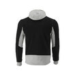 Jacheta fleece cu gluga sarna neagru m Yato YT-79171 5