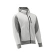 Jacheta fleece cu gluga sarna alba l Yato YT-79178 3