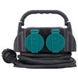 Priză de grădină dublă ip44 4x230v, Yato YT-81270 1