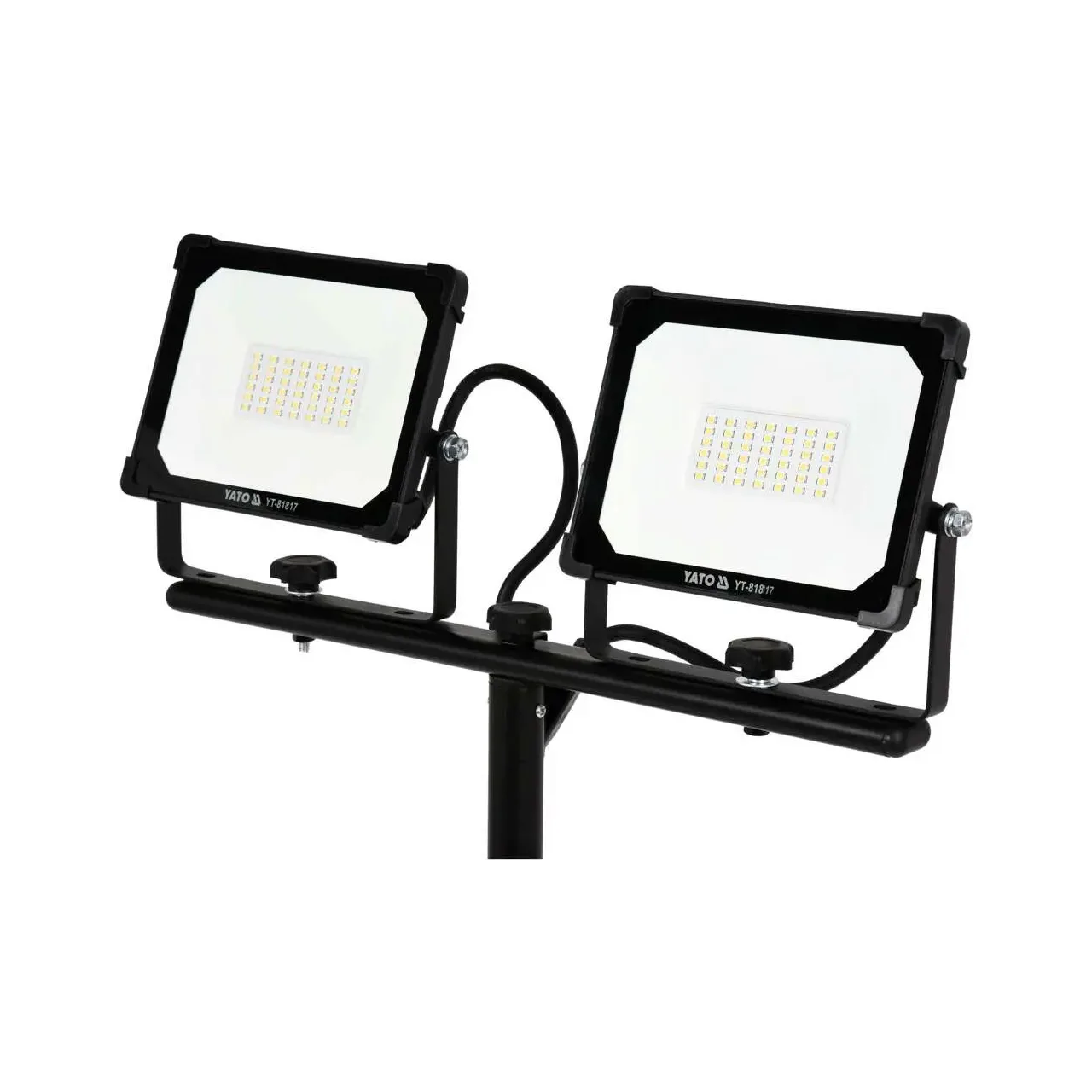 Proiector SMD LED, cu stativ 2 x 30 W 2700 LM Yato YT-81817 1