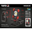 Reflector portabil 20w 2000lm cu clemă Yato YT-818216 1