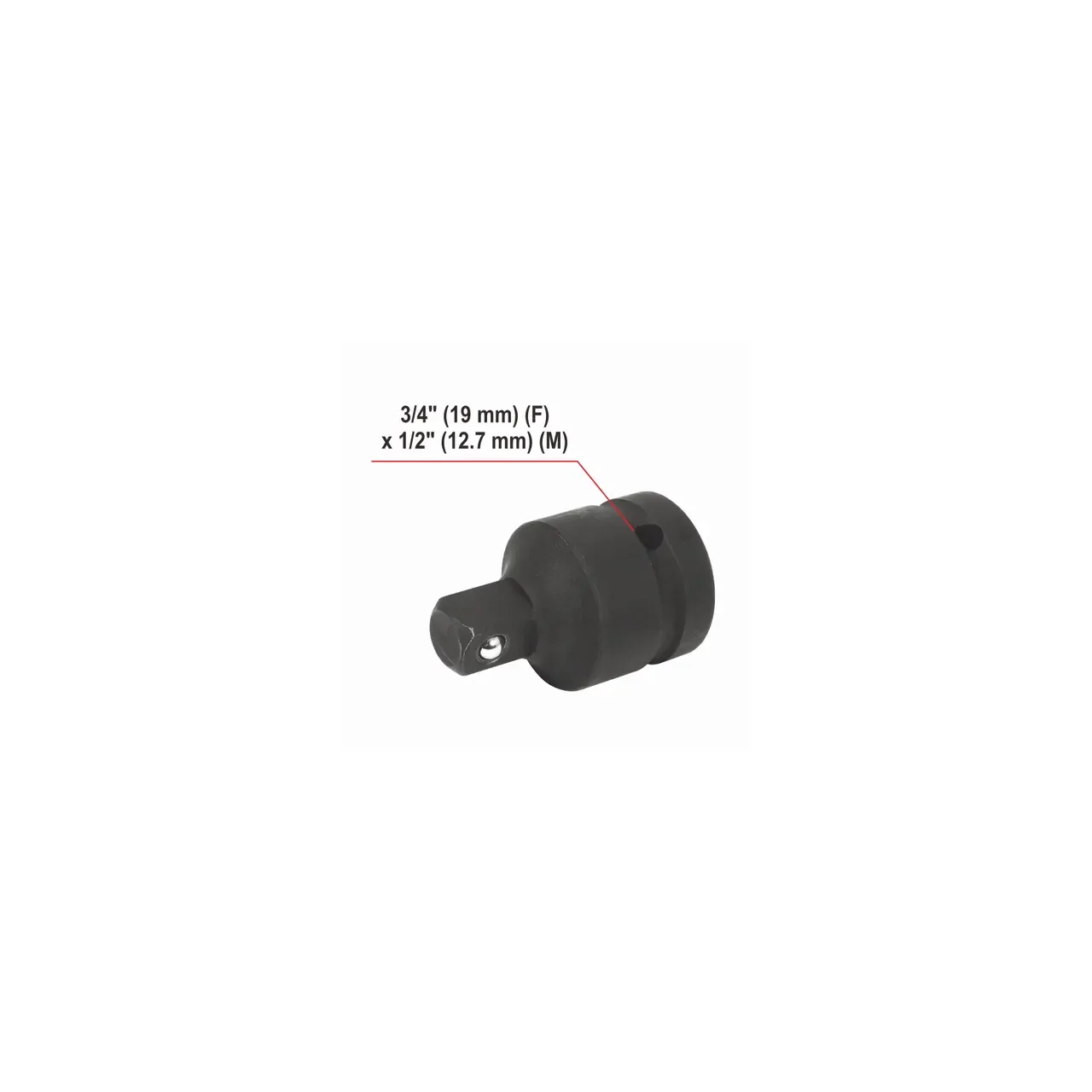 Pistol de impact 18v 3/4'' 2400nm, 1x6ah Yato YT-828073 2