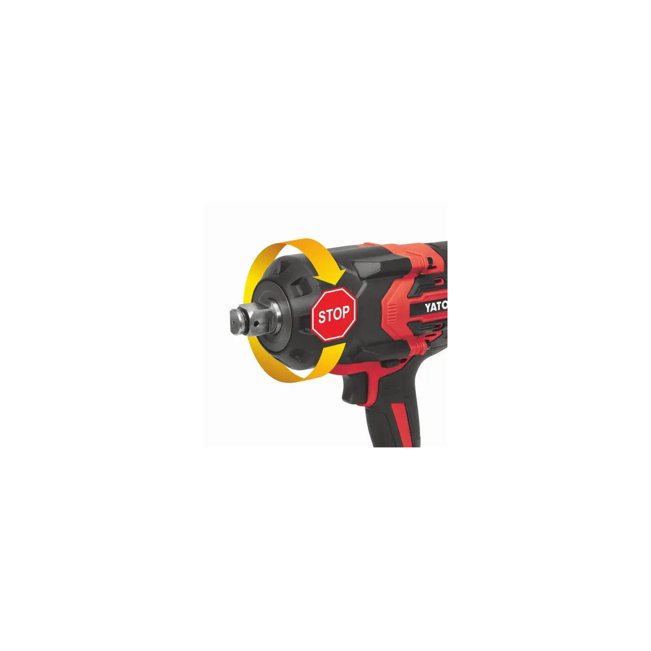 Pistol de impact 18v 3/4'' 2400nm, 1x6ah Yato YT-828073 3
