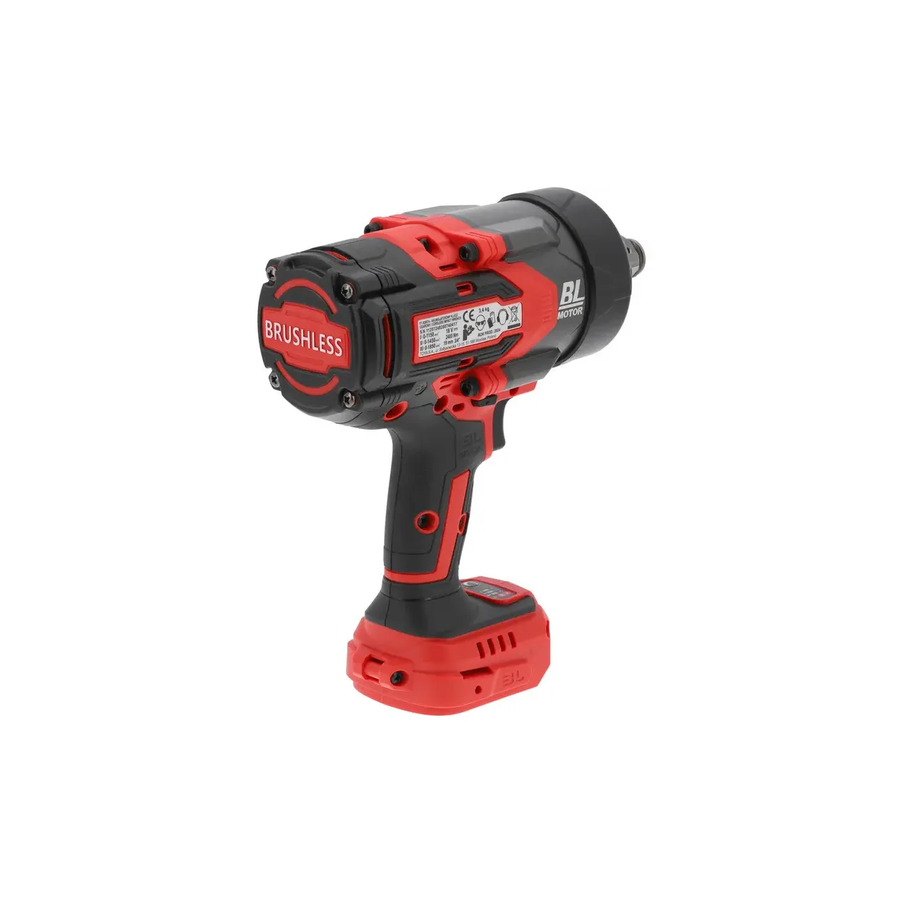 Pistol de impact 18v 3/4'' 2400nm, fara acumulator Yato YT-828074 2