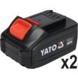 Fierăstrău circular 18v, 140mm, 2x4ah Yato YT-8281185 8