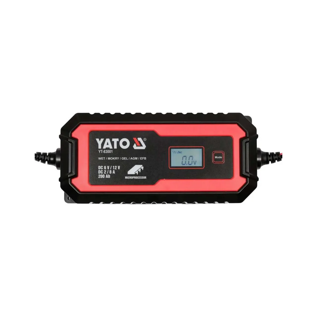 Redresor cu display LCD, Gama 6V / 2A, 12V / 8A Yato YT-83001 1