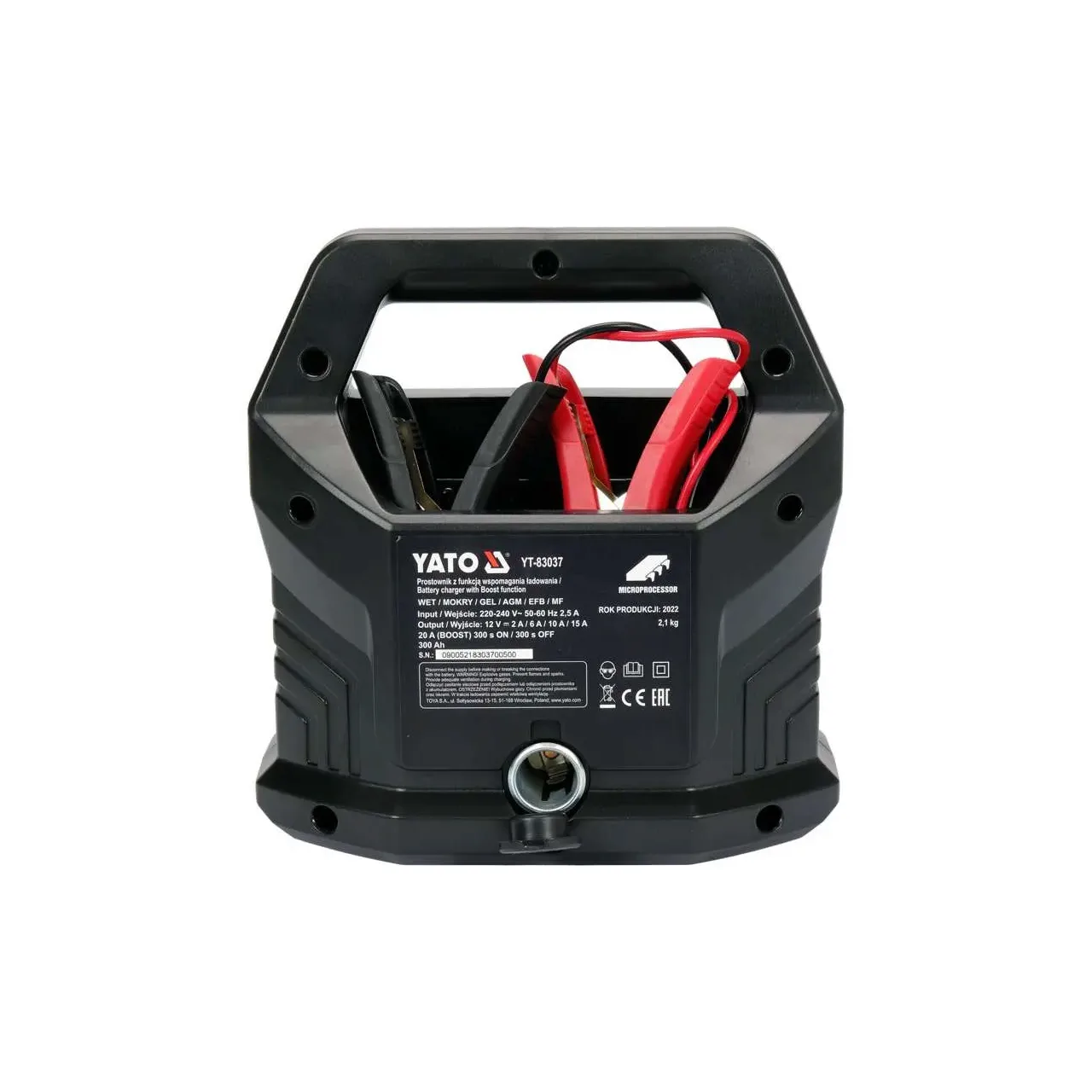 Redresor, Gama 12v / 2A, 6A, 10A, 15A + Boost Yato YT-83037 3