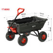 Cărucior pt grădină, bascu.xxl 350kg, Yato YT-86960 2
