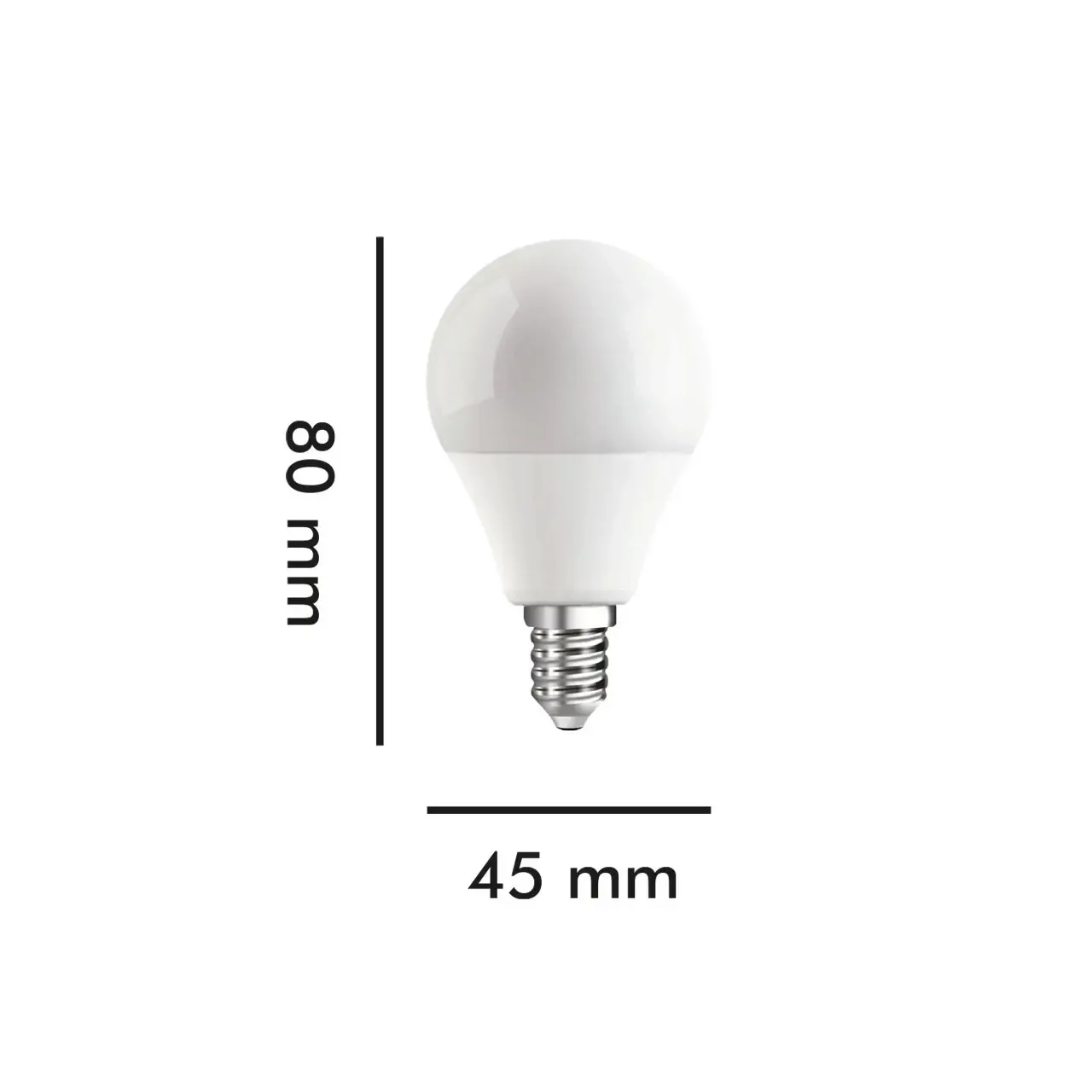 Bec LED sferic G45 E14 6W lumina calda LC 3000K (include taxa timbru verde 0.40 lei) Valcor VLC11005 4