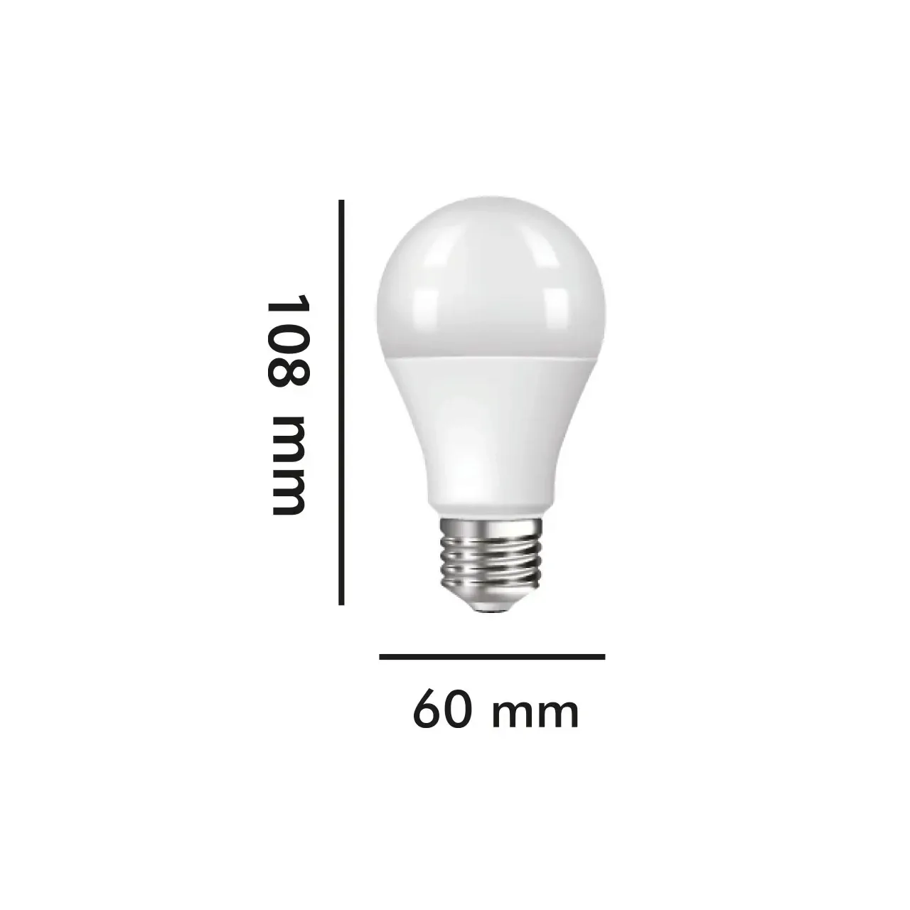 Bec LED A60 E27 8W lumina calda LC 3000K (include taxa timbru verde 0.40 lei) Valcor VLC11009 4