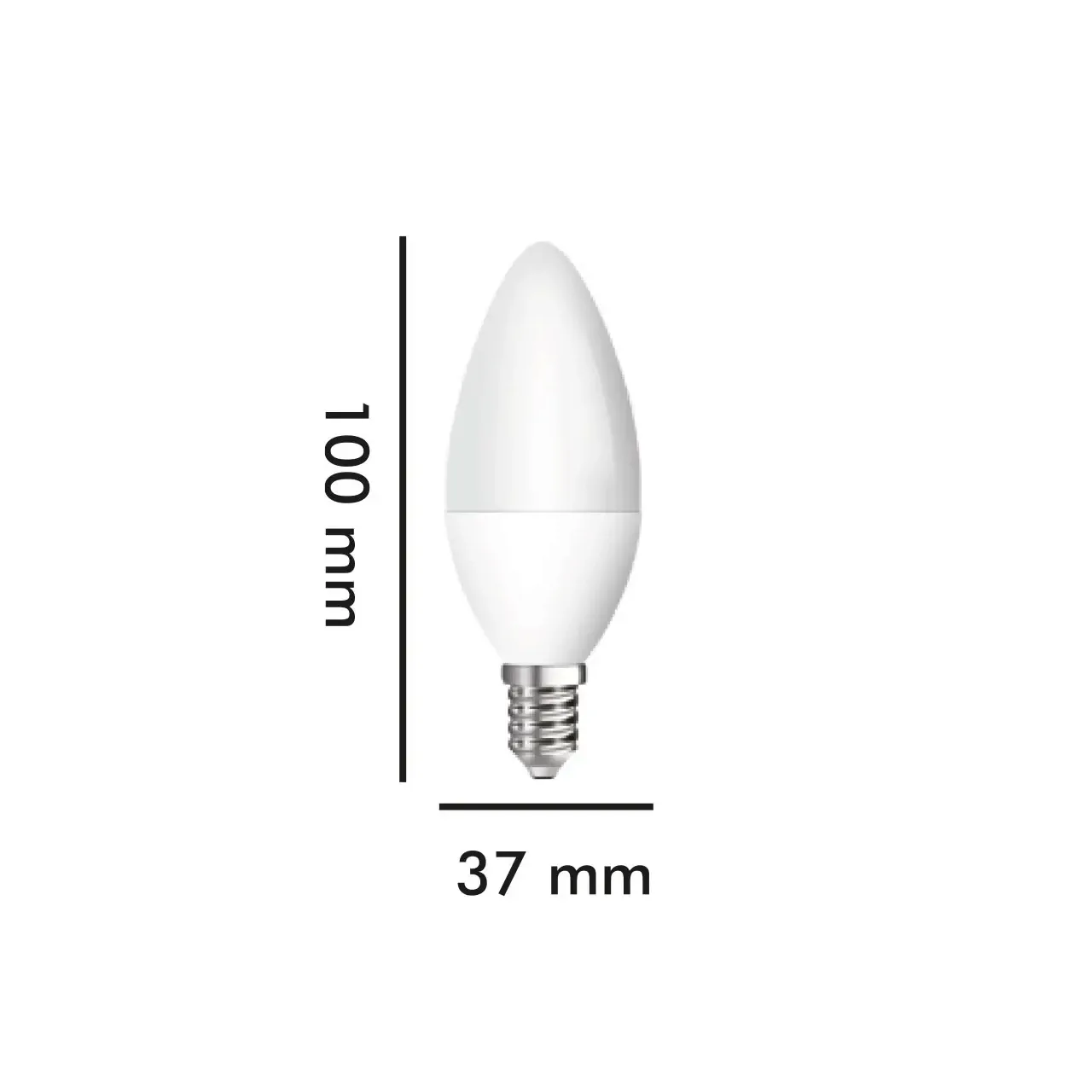 Bec LED lumanare B35 E14 6W lumina rece LR 6400K (include taxa timbru verde 0.40 lei) Valcor VLC11028 4
