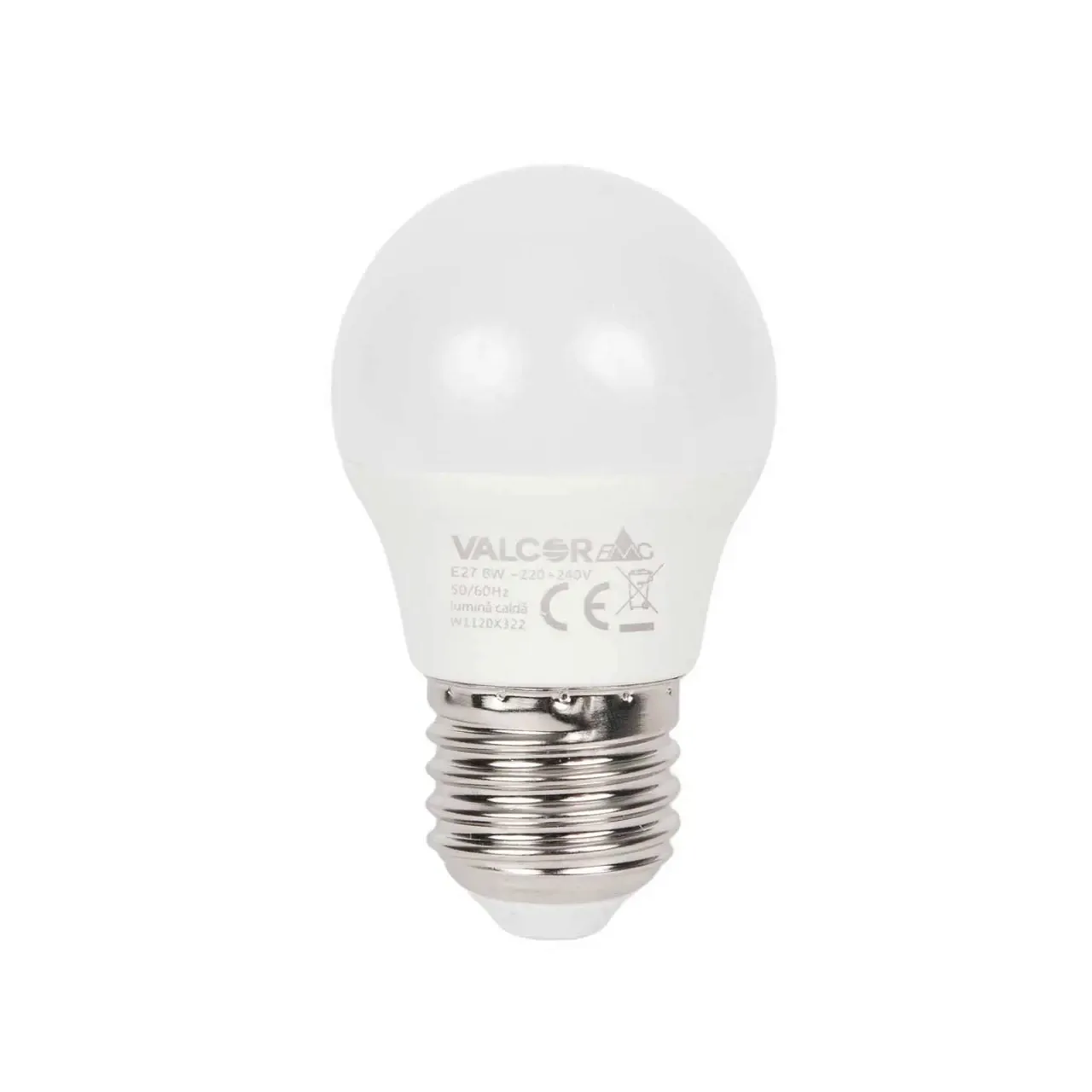 Bec LED sferic G45 E27 6W lumina rece LR 6400K (include taxa timbru verde 0.40 lei) Valcor VLC11030 2