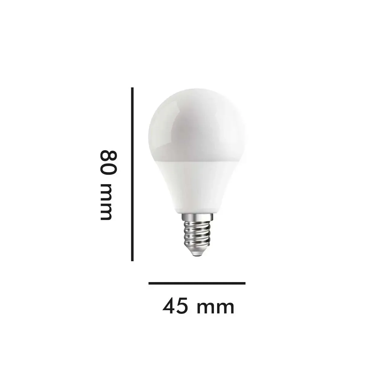 Bec LED sferic G45 E27 6W lumina rece LR 6400K (include taxa timbru verde 0.40 lei) Valcor VLC11030 5