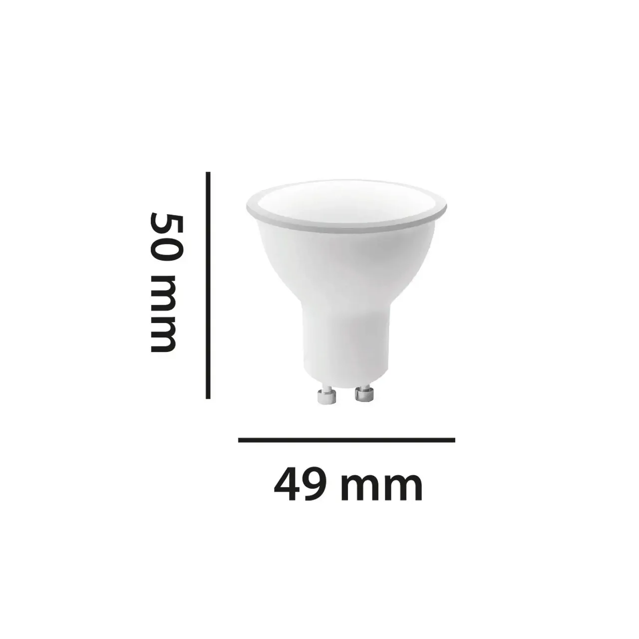 Bec LED spot 6W GU10 lumina rece LR 6400K (include taxa timbru verde 0.40 lei) Valcor VLC11032 4