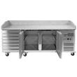 Masa rece pizza, 2 usi + 7 sertare, 580L, Yato YG-05310 1