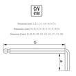 Set chei imbus 10 buc 2 - 12 mm Yato YT-0509 2