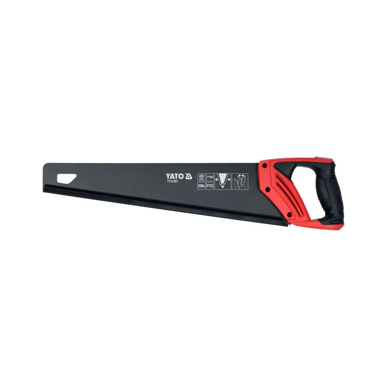 Fierăstrău pt lemn, 450mm, teflonat Yato YT-31097 2