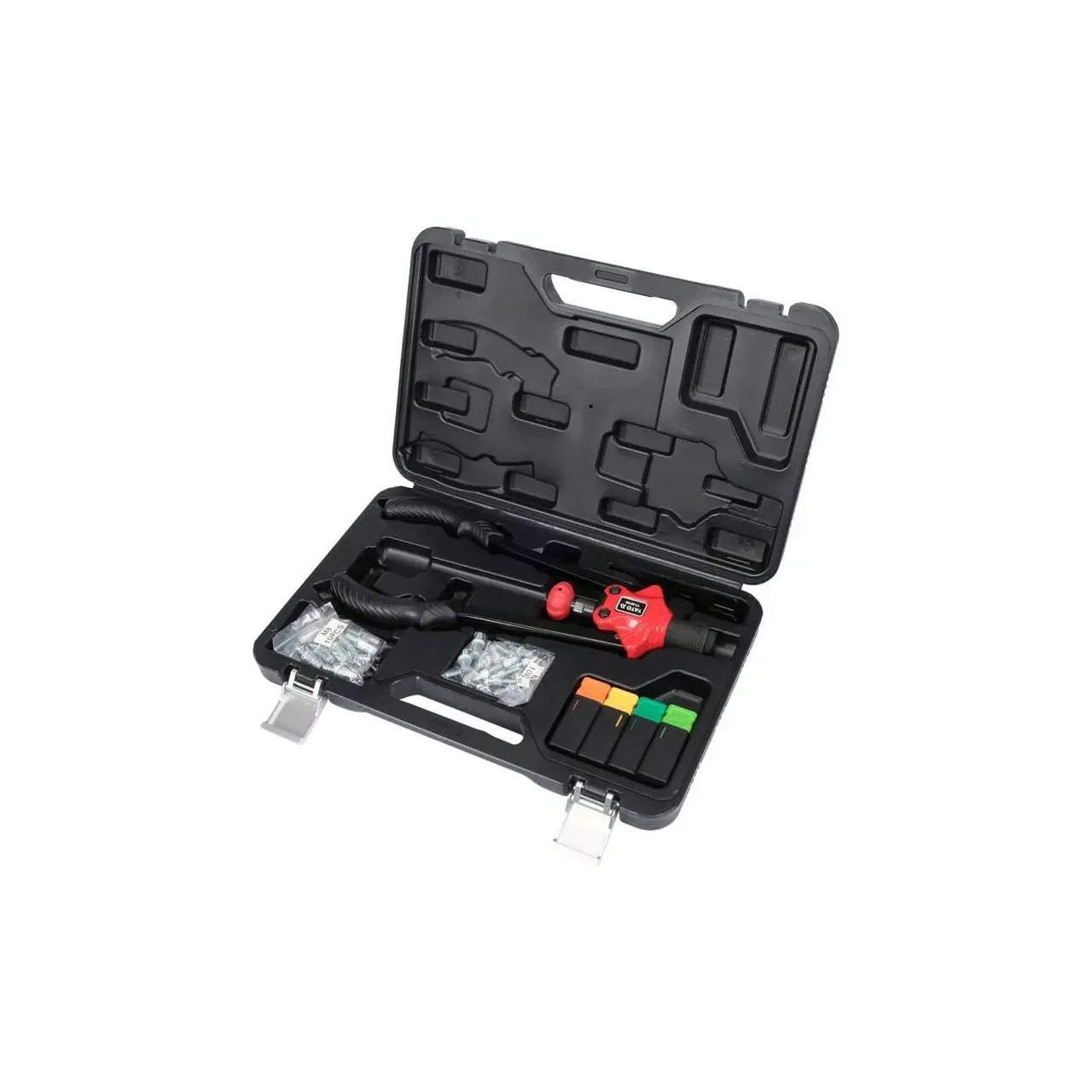 Cleste șuruburi nituibile m4-m8 46 buc Yato YT-36150 2