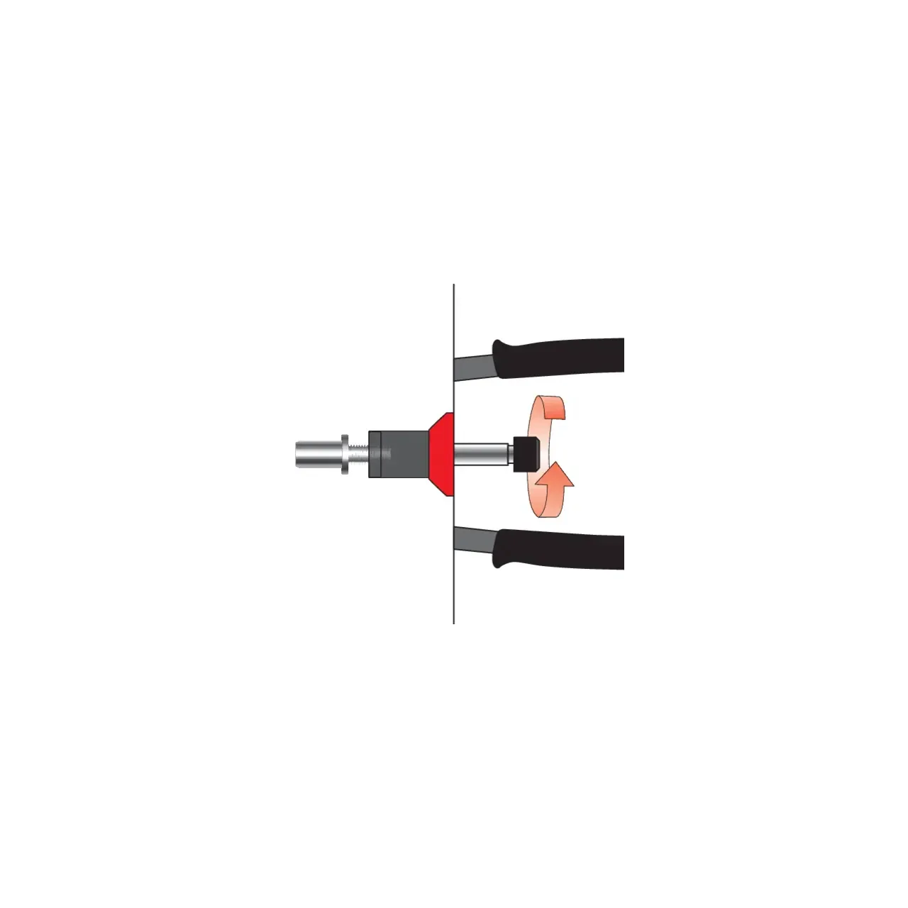 Cleste șuruburi nituibile m4-m8 46 buc Yato YT-36150 7
