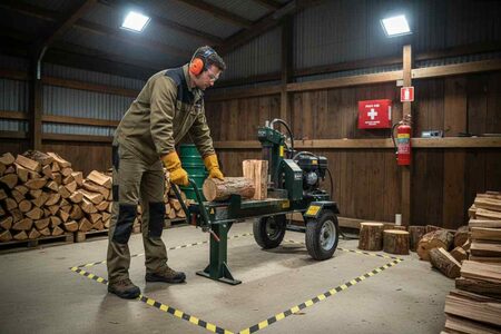 Despicarea lemnelor pentru foc: tehnici eficiente, unelte necesare și utilizarea corectă a despicătorului de lemne