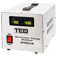Stabilizator retea maxim 2100VA-SVC cu servomotor monofazat TED000132