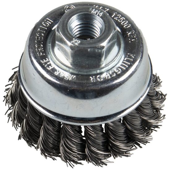 cybex solution z ifix Perie in forma de cupa cu filet BT 600 Z sarma rasucita in noduri pentru otel,otel inoxidabil Klingspor 358334