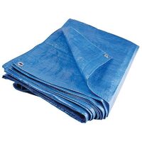 Prelata impermeabila cu inele 80 g/mp, 3x 4 m, albastru, DSH 102486