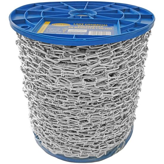 Chain, Wire & Rope Lant comercial galvanizat za rasucita 2.35 x 37 x 11 mm - ml (50), DSH 312045