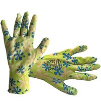 Manusi bumbac-pes-latex, gradina "lizy" - 10, DSH 210402