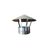 Capac terminal simplu pentru cos fum, inox 120 mm, DSH 486081