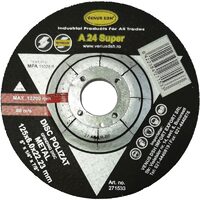 Disc polizat metal "super" t27-a24 r-bf - 125x6x 22.23 mm, DSH 271533