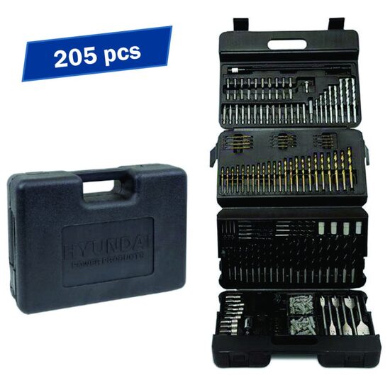 Set 205 burghie cu biti Hyundai HY-65205