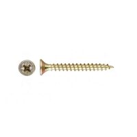 DIN 7505, surub lemn, zincat galben - 6.0x40 (50 buc./punga)